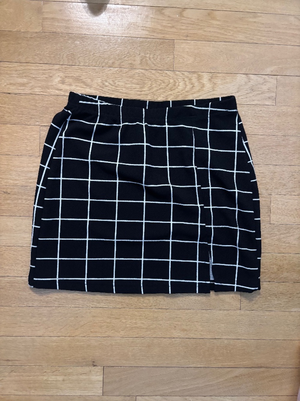 Shein plaid mini skirt